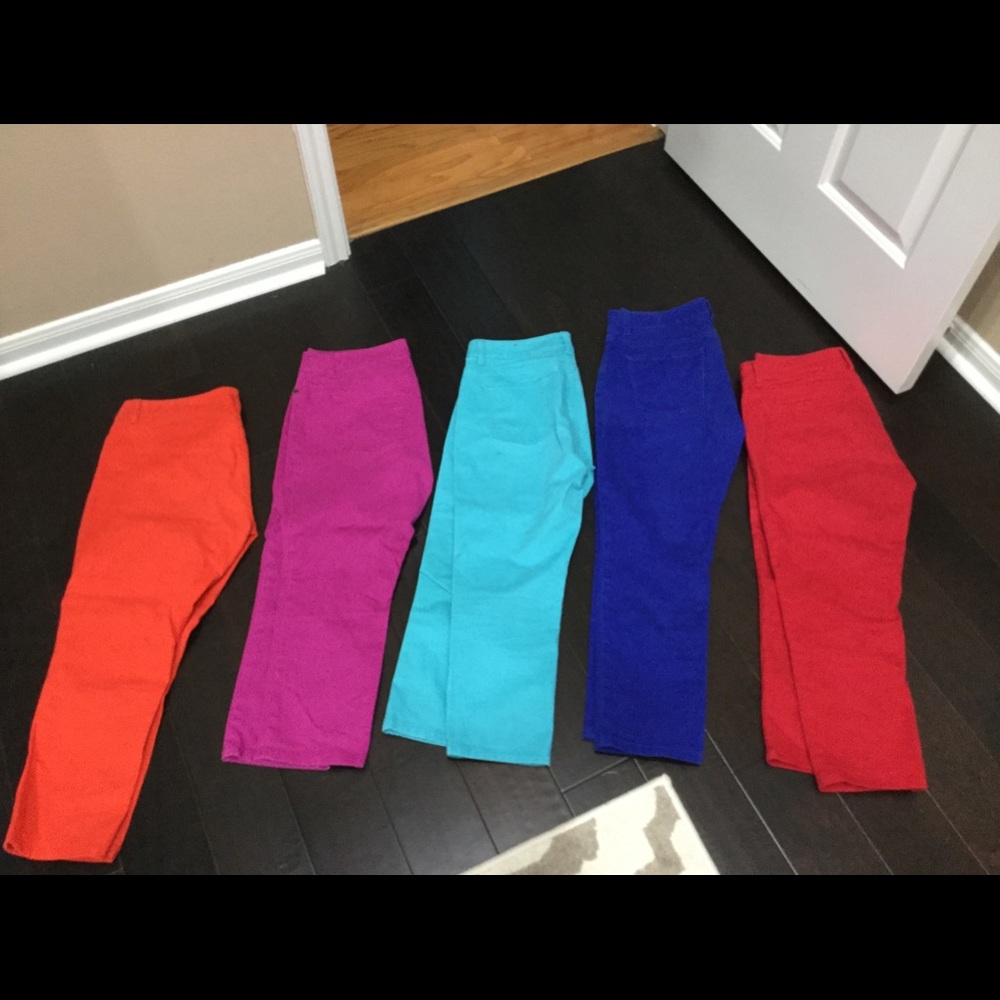 Lot of 5 Crop Talbots pants